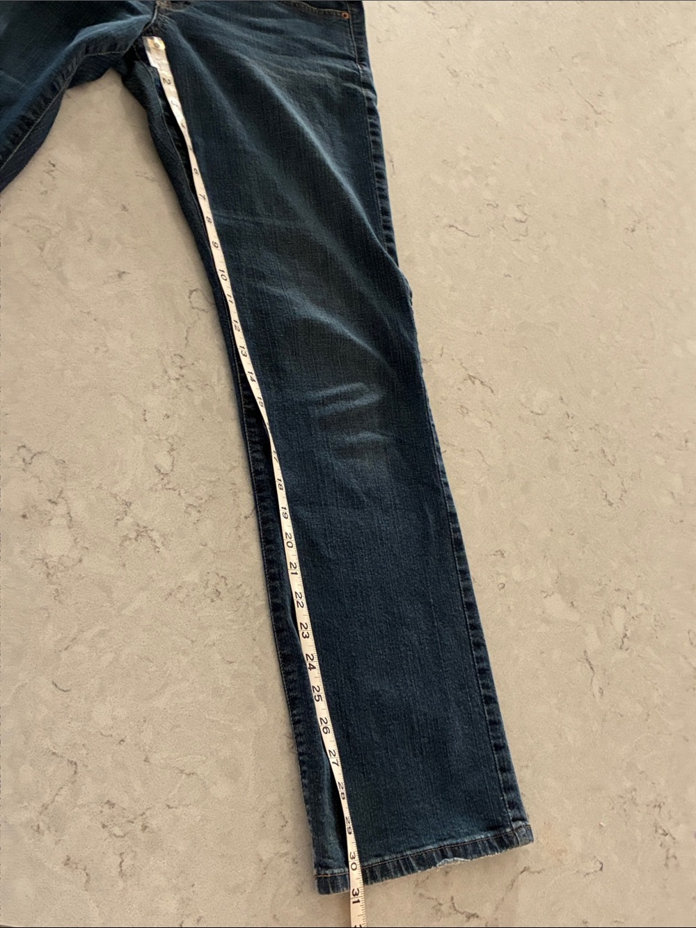 Lucky Brand Straight Leg Jeans in Dark Blue Wash - Picture 7 of 7